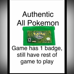 Authentic Pokémon Leaf Green Version All 386 Pokemon